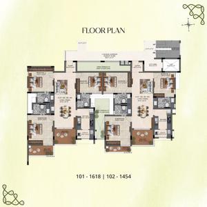 Image of 1499 Sq.ft 3 BHK Apartment / Flat for sale in Lifestyle Ascend, Abiramapuram, Chennai for Rs. 31800000