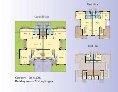 Image of 1500 Sq.ft 2 BHK Villa for sale in USE Kolkata West International City, Kona, Howrah for Rs. 4000000