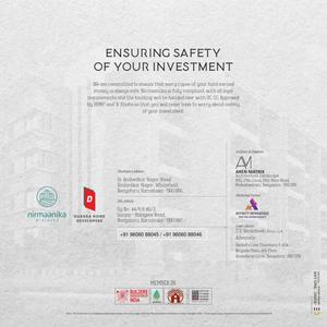 Image of 582 Sq.ft 2 BHK Apartment / Flat for sale in Nirmaanika Advaita, Balagere, Bengaluru for Rs. 5000000
