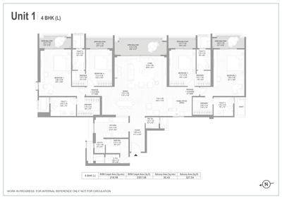 Image of 3500 Sq.ft 4.5 BHK Apartment / Flat for sale in T11 Named As Raheja Stellar In RV Premeire, Mohammed Wadi, Pune for Rs. 45000000