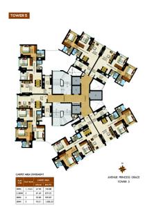 Image of 1100 Sq.ft 2 BHK Apartment / Flat for sale in ACME Boulevard Tower 5, Andheri East, Mumbai for Rs. 22000000