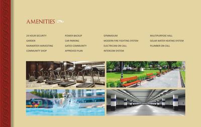 Image of 1447 Sq.ft 3 BHK Apartment / Flat for sale in Indraprastha Residency, Amausi, Lucknow for Rs. 9705758