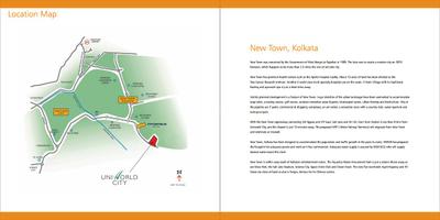 Image of 1226 Sq.ft 3 BHK Apartment / Flat for sale in Unitech Vistas, New Town, Kolkata for Rs. 11000000