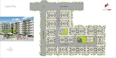 Image of 1150 Sq.ft 2 BHK Apartment / Flat for sale in Rajhans Apple, Palanpur, Surat for Rs. 3600000