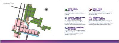 Image of 1800 Sq.ft Residential Plot / Land for sale in Shriram Codename 10X, Thirumazhisai, Chennai for Rs. 3240000