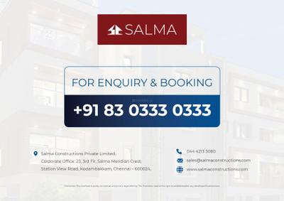 Image of 1449 Sq.ft 3 BHK Apartment / Flat for sale in The Mandarin, Kilpauk, Chennai for Rs. 20200000