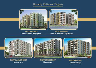 Image of 1300 Sq.ft 3 BHK Apartment / Flat for sale in Parth Silverline, Sitapura, Jaipur for Rs. 5400000