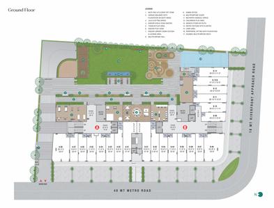 Image of 2358 Sq.ft 3 BHK Apartment / Flat for sale in Ayunam Sarita, Kudasan, Gandhinagar for Rs. 10218000