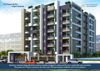Image of 1300 Sq.ft 3 BHK Apartment / Flat for sale in Parth Silverline, Sitapura, Jaipur for Rs. 5400000