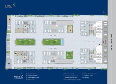 Image of 1700 Sq.ft 3 BHK Apartment / Flat for sale in Kalash 2 Enclave, Vatva, Ahmedabad for Rs. 5300000