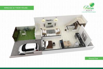 Image of 2800 Sq.ft 3 BHK Villa for sale in NG Palm Nest, Wagholi, Pune for Rs. 17500000