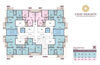 Image of 528 Sq.ft 1 BHK Apartment / Flat for sale in Saiguru Uday Heights, Kharadi, Pune for Rs. 7000000