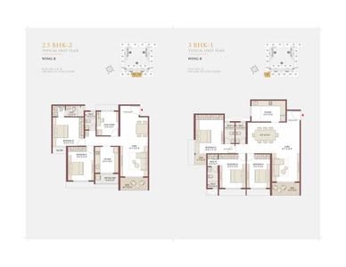 Image of 1365 Sq.ft 2 BHK Apartment / Flat for sale in Gami Satyam Palacio, Kharghar, Navi Mumbai for Rs. 14500000