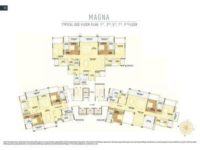 Image of 2700 Sq.ft 3.5 BHK Apartment / Flat for sale in K Raheja Vistas Premiere Magna, Mohammed Wadi, Pune for Rs. 34000000