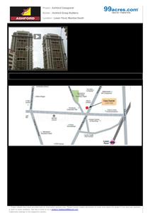 Image of 1915 Sq.ft 3 BHK Apartment / Flat for sale in Ashford Casa Grande, Lower Parel, Mumbai for Rs. 115000000