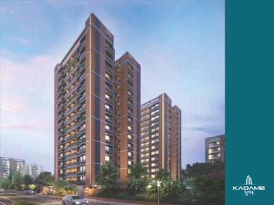 Image of 1845 Sq.ft 3 BHK Apartment / Flat for sale in Kadamb Pushp, Zundal, Ahmedabad for Rs. 8500000