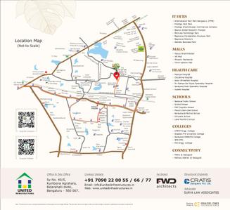 Image of 1380 Sq.ft 3 BHK Apartment / Flat for sale in United Sai Greenwoods Phase 2, Whitefield, Bengaluru for Rs. 14800000