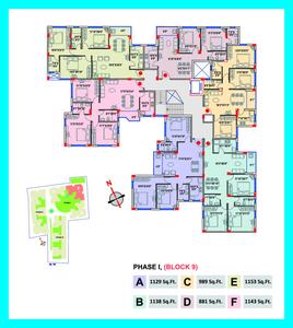 Image of 989 Sq.ft 3 BHK Apartment / Flat for sale in PS Ixora, Deshbandhu Nagar, Kolkata for Rs. 7300000