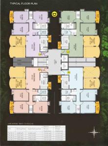 Image of 1612 Sq.ft 3 BHK Apartment / Flat for sale in Vikramshila Vatika, Jai Prakash Nagar, Ranchi for Rs. 9500000