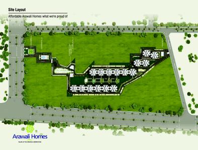 Image of 800 Sq.ft 3 BHK Apartment / Flat for sale in GLS Arawali Homes, Sector 4, Sohna for Rs. 6200000