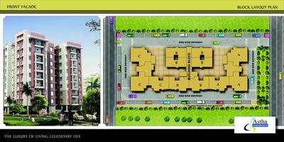 Image of 1000 Sq.ft 2 BHK Apartment / Flat for sale in Astha Retreat, Vrindavan Yojana, Lucknow for Rs. 6000000