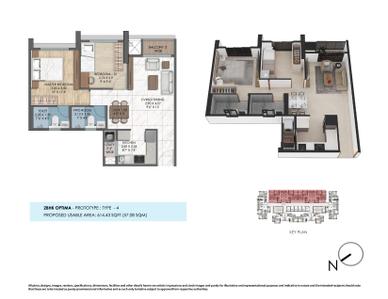Image of 613 Sq.ft 2 BHK Apartment / Flat for sale in Tescon Om Shivdham 311 East, Chembur, Mumbai for Rs. 20000000