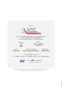 Image of 1000 Sq.ft 2 BHK Apartment / Flat for sale in Land Habitat One 54, Derebail, Mangalore for Rs. 5650000