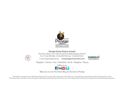 Image of 2825 Sq.ft 4 BHK Apartment / Flat for sale in Prestige Brooklyn Heights, JP Nagar, Bengaluru for Rs. 57000000