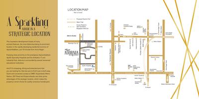 Image of 1315 Sq.ft 3 BHK Apartment / Flat for sale in S And P Adornia, Kil Ayanambakkam, Chennai for Rs. 8000000