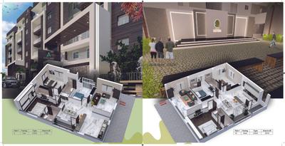 Image of 1770 Sq.ft 3 BHK Apartment / Flat for sale in Amigos Red Oaks Apartment, Avilala, Tirupathi for Rs. 9500000
