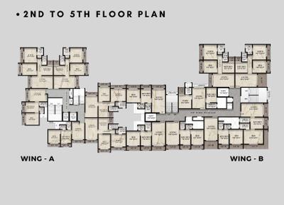 Image of 910 Sq.ft 2 BHK Apartment / Flat for sale in AB Aleen Heights, Nalasopara West, Nala Sopara for Rs. 5200000