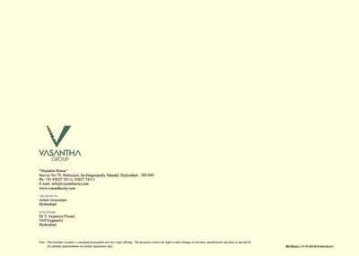 Vasantha City Brochure 32