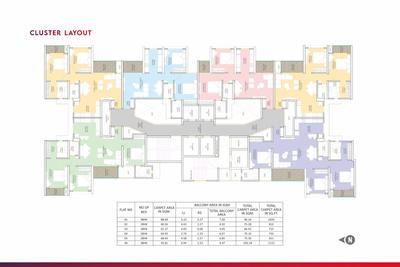Image of 988 Sq.ft 2 BHK Apartment / Flat for sale in Urway Aikyam, Ravet, Pune for Rs. 8300000