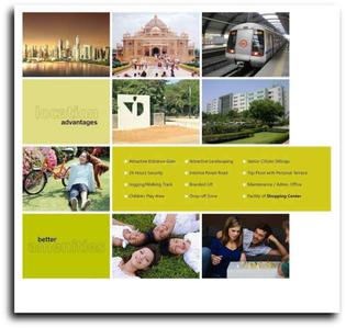 Image of 1107 Sq.ft 2 BHK Apartment / Flat for sale in PSY Pramukh Paramount, Sargasan, Gandhinagar for Rs. 5500000