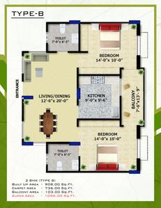 Image of 548 Sq.ft 1 BHK Apartment / Flat for sale in Dragon Age The Citadel, Sarai Shekh, Lucknow for Rs. 2850000