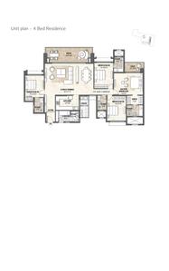 Image of 3000 Sq.ft 4 BHK Apartment / Flat for sale in Lodha Azur, Hulimavu, Bengaluru for Rs. 36800000