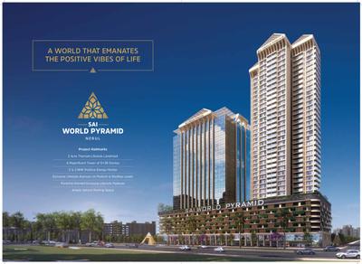 Image of 1971 Sq.ft 3 BHK Apartment / Flat for sale in Paradise Sai World Pyramid, MIDC Industrial Area, Navi Mumbai for Rs. 27898000
