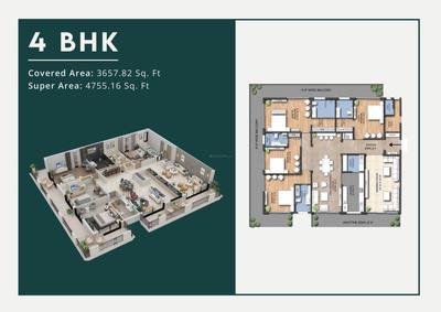 Image of 2533 Sq.ft 3 BHK Apartment / Flat for sale in Broadleaf Apartments, Dalanwala, Dehradun for Rs. 25500000
