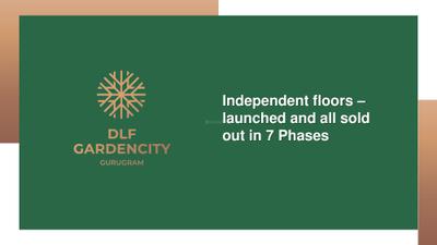 Image of 1944 Sq.ft 3 BHK Builder Floor for sale in DLF Gardencity Arcade, Sector 92, Gurgaon for Rs. 23000000
