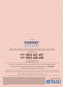 Image of 468 Sq.ft 1 BHK Apartment / Flat for sale in Rajshree Fifty Five East, Ghatkopar East, Mumbai for Rs. 9000000