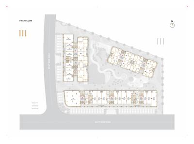 Image of 2120 Sq.ft 3 BHK Apartment / Flat for sale in MBA Om Height, Zundal, Ahmedabad for Rs. 8500000