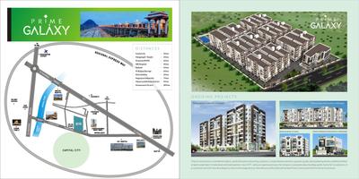 Image of 1220 Sq.ft 2 BHK Apartment / Flat for sale in Prime Galaxy, Tadepalli, Vijayawada for Rs. 4500000