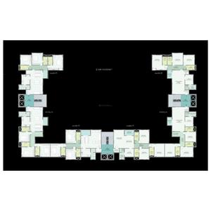 Image of 2020 Sq.ft 3 BHK Apartment / Flat for sale in Gala Gardenia, South Bopal, Ahmedabad for Rs. 13100000