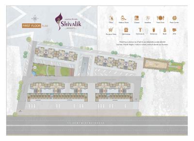 Image of 850 Sq.ft 2 BHK Apartment / Flat for sale in Kheni Shivalik Heights, Zanor, Bharuch for Rs. 3200000