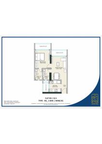 Image of 644 Sq.ft 1 BHK Apartment / Flat for sale in JP Codename Dream Home Tower C, Mira Road East, Mira Bhayandar for Rs. 7250000