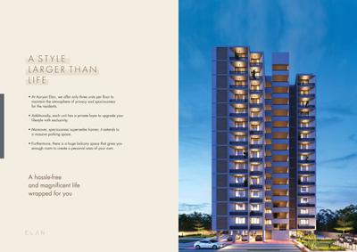 Image of 2205 Sq.ft 3 BHK Apartment / Flat for sale in Euphoria Aaryan Elan, Gota, Ahmedabad for Rs. 13000000