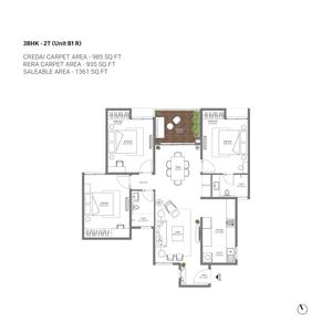 Image of 1350 Sq.ft Residential Plot / Land for sale in Assetz Atmos And Aura, Shettigere, Bengaluru for Rs. 16500000