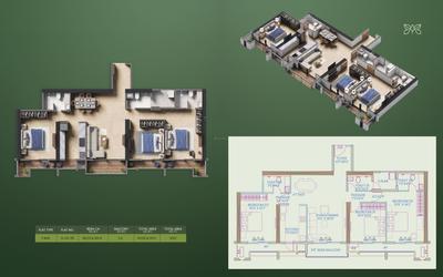 Image of 750 Sq.ft 2 BHK Apartment / Flat for sale in Squarefeet Avatara Phase 1, Kasarvadavali, Thane for Rs. 8900000