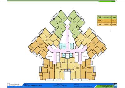 Image of 1200 Sq.ft 2 BHK Apartment / Flat for sale in Lavanya Homes, Bhankrota, Jaipur for Rs. 4200000