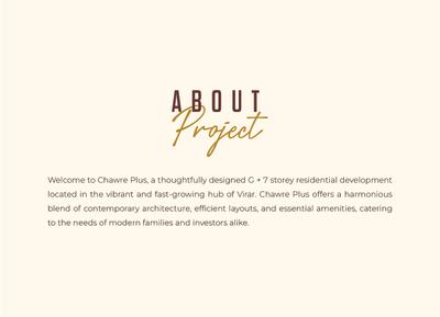 Image of 750 Sq.ft 2 BHK Apartment / Flat for sale in Chawre Plus, Virar East, Virar for Rs. 5500000